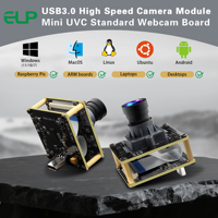 ELP 20MP 5120*3840 USB3.0 Modul Kamera Sensor AR2020 Lensa Dudukan M12/M16 UVC Plug & Play Webcam untuk Windows/Linux/Mac/Android