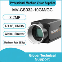Caméra industrielle GigE MV-CS032-10GM/GC avec capteur IMX265, caméra de vision industrielle, transmission d'images en temps réel, 38,1 FPS