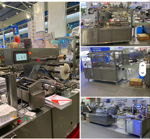 เครื่องพันฟิล์มพลาสติกห่อกล่องอัตโนมัติ รุ่น BT-600 สำหรับบรรจุภัณฑ์ภายนอกแบบ 3 มิติ เหมาะสำหรับอาหาร เครื่องสำอาง ของขวัญ กล่องสบู่ และห่อพลาสติกใส - Product Image 4