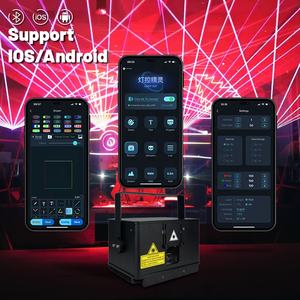 Luz Láser de Discoteca Portátil Mini DMX RGB 3D con Control por Aplicación de Teléfono Knight 5w - Product Image 1