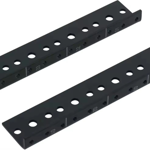 Paire de rails de serveur en acier Kit de quincaillerie <span class=keywords><strong>pour</strong></span> le bricolage Ensemble de rails de cadre de réseau Matériel comprenant des boîtiers de rack, armoires de rack Ce,rech - Product Image 1