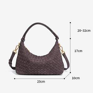 กระเป๋าโท้ทใส่อาหารกลางวันแบบทอ คอลเลคชั่นใหม่ปี 2026 ดีไซน์พรีเมียมไม่ซ้ำใคร สะพายไหล่หรือถือใต้วงแขนได้ กระเป๋าถือแฟชั่นผู้หญิง <span class=keywords><strong>หนัง</strong></span>กลับเทียม - Product Image 6