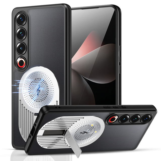 For Meizu 21 Pro 5G 6.79" Case Magnetic Charging Aromatherapy Heat Dissipation Holder Frosted Protective Cover