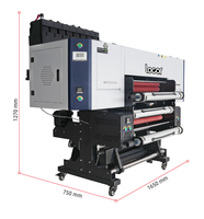 Impresora UV DTF Locor de 60 cm, Gran Venta, con Lámina Dorada, Lámina Plateada, Transferencia en Frío, Plotter para Impresión de Adhesivos y Máquina de Laminación