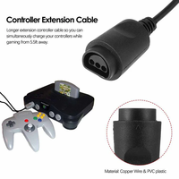 Câble d'extension pour manette de jeu, contrôleur de jeu, joystick, cordon allongé pour console Nintendo 64 N64 1,8 m N64