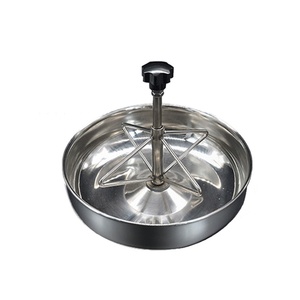 Mangeoire d'allaitement épaissie en acier inoxydable pour porcelets, couleur argent, nouveau matériel d'élevage porcin - Product Image 1