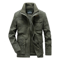 Veste d'hiver décontractée pour hommes, coupe ajustée, manteau chaud épais à la mode avec fermeture à glissière, Parkers rembourrés en coton solide