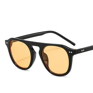 Fashion Round Sunglasses for Women Men pilot shades Transparent Fashionable Good Reputation High Quality sunglasses for girls