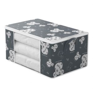 Sac de rangement pour couettes et vêtements en tissu non tissé avec fermeture éclair pour le voyage et l'organisation des vêtements - Product Image 1