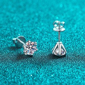 Orecchini <span class=keywords><strong>Argento</strong></span> 925 उदय GRA Moissanite गहने 925 स्टर्लिंग चांदी के झुमके महिलाओं के गहने - Product Image 4