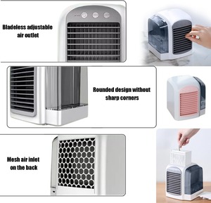 Ventilateur de table portable sans pales USB, mini ventilateur de refroidissement pour voiture, refroidisseur d'air en plastique pour la maison, le bureau et le camping - Product Image 6
