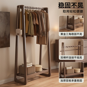 Corner floor-standing coat <b>rack</b>/<b>clothes</b> hanger/wall hanging <b>rack</b>/indoor living room corner/standing bag/storage <b>rack</b> - Product Image 2