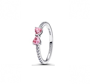 Anelli da Donna Placcati in <span class=keywords><strong>Argento</strong></span> <span class=keywords><strong>925</strong></span>, Anelli con Zirconi Cubici Regolabili e Impilabili, Regalo per Matrimonio, Fidanzamento, Festa - Product Image 2