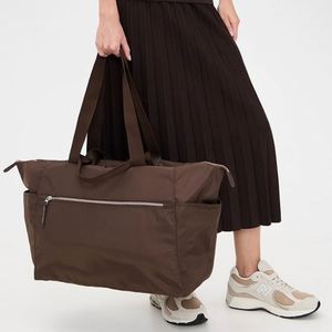 Large Capacity Nylon Weekender Duffle Bags Custom DIY Sports Casual Handle Travel <b>Storage</b> Bag Men Women Durable Polyester - Product Image 2