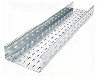 Accessoires de chemin de câbles perforés ventilés en acier au carbone galvanisé sur mesure pour l'ingénierie électrique YOU MING