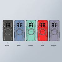 Funda Protectora para Teléfono Realme 12-Plus 15T C37 Neo 7X P4 P4 Pro, de Lujo, con Carga Inalámbrica Magnética, TPU+PC, Doble Capa, Resistente a Golpes