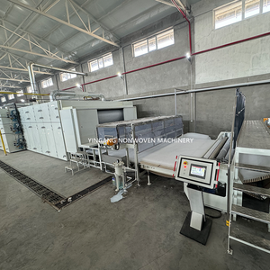 Linha De Produção De <span class=keywords><strong>Wadding</strong></span> Macio Ligado Térmico De Fibra De Algodão Não Tecido Automático - Product Image 5
