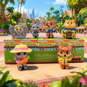 Jouets Crazy Animal City Darling Blind Box Ornaments, série Judy Nick, mignons, en PVC - Product Image 6
