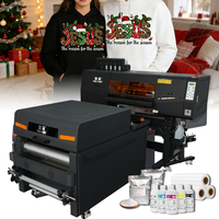 Mesin Cetak Digital PO-TRY DTF 60 cm Printer Head I3200 Otomatis Penuh Bahan Stainless Steel Kondisi Baru 1 Tahun Garansi Tinta Pigment