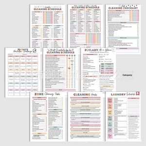 Nouveauté transfrontalière : Cahier à spirale anglais pour le nettoyage des esprits (ADHD), avec reliure spirale – Planificateur simple style croquis et gribouillis, idéal pour un cadeau - Product Image 3
