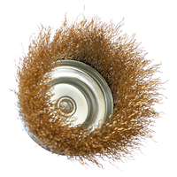 Brosse métallique en acier de qualité industrielle et bricolage Brosse métallique en laiton personnalisable pour le polissage des métaux