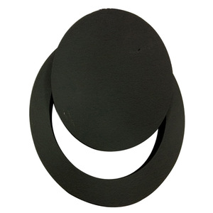 Junta de Altavoz de 6.5 Pulgadas, Almohadilla Insonorizante de Esponja Negra para Puerta de Coche, Resistente a Altas Temperaturas - Product Image 3