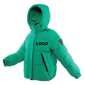 OEM ODM-abrigos de plumón de pato para mujer, ropa de invierno acolchada transpirable con capucha, chaquetas personalizadas, chaqueta de burbujas