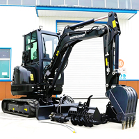 Livraison Gratuite - Nouvelle Mini-Excavatrice sur Chenilles avec Moteur EPA, Mini-Excavatrice de 2 Tonnes, Mini-Excavatrice de 3,5 Tonnes avec Moteur Kubota