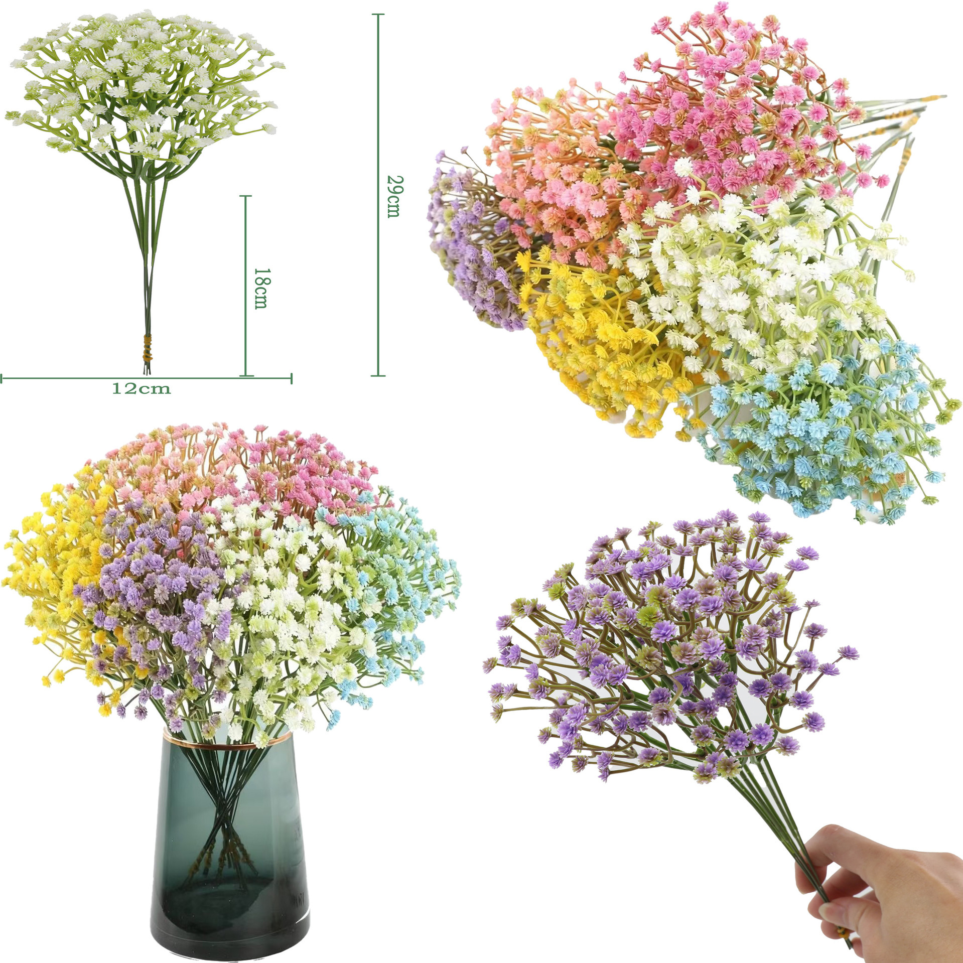 pink  Starry Sky Artificial flower