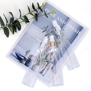 Bouteille en plastique blanche à épaules arrondies, avec tête de pulvérisation blanche, logo personnalisé, vide, 100 ml, 200 ml, 300 ml - Product Image 6