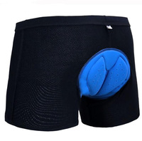 Nouveau style de culotte de cyclisme unisexe avec coussinet anti-frottement en silicone pour VTT, respirante, anti-humidité et absorbant les chocs