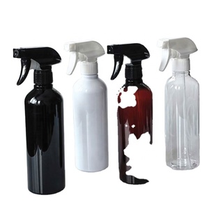 Muestra Gratuita de Botella de Spray de Plástico Negra Vacía de 17 oz/500 ml con Gatillo para Productos Químicos de Limpieza - Product Image 1