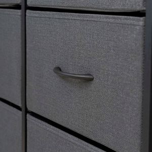 Commode autoportante moderne en tissu pour salon, durable, avec panneaux en MDF et acier inoxydable, en pin, disponible en plusieurs couleurs - Fournisseur en gros - Product Image 5