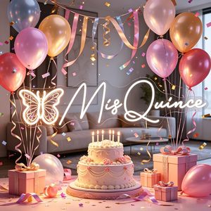 Letrero <span class=keywords><strong>de</strong></span> Neón 'Mis Quince', Decoración <span class=keywords><strong>de</strong></span> Pared, Letrero LED <span class=keywords><strong>de</strong></span> Neón Personalizado 'Mis Quince', Regalos <span class=keywords><strong>de</strong></span> Cumpleaños, Letreros <span class=keywords><strong>de</strong></span> Neón Personalizados - Product Image 5