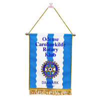 Drapeaux de fanion en tissu écologique personnalisés avec logo imprimé numériquement pour la vente en gros, guirlandes décoratives, drapeaux muraux personnalisés