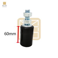Accessoires de porte Rouleau de portail en nylon Rouleau de guidage de portail coulissant réglable Rouleau de portail suspendu