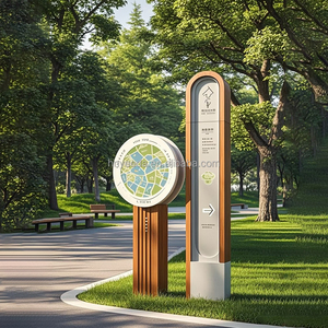 Letreros Publicitarios Gigantes de Metal Personalizados, Sin Iluminación, para Exteriores, para Empresas de Centros Comerciales, Inmobiliarias, Parques, Tráfico Vial - Product Image 4