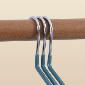 <span class=keywords><strong>2025</strong></span> Hot Bán Z-Hình PVC Quần Móc Áo Không Trượt Ngỗng Loại Kim Loại Giá Không-Đánh Dấu Móc Cho Nhà Sử Dụng Quần Áo Áo Khoác Lưu Trữ - Product Image 4