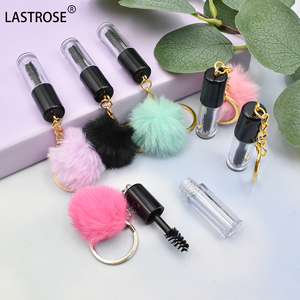 Mini-brosses à cils en gros, marque privée, mascara pompon, applicateur de mascara, porte-clés brosse à cils - Product Image 5