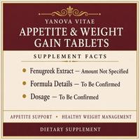 Pilules pour l'appétit et la prise de poids - Formule de soutien avec extrait de fenugrec - Aide nutritionnelle pour une gestion saine du poids