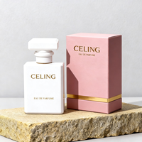 Flacon de parfum carré vide de luxe en verre de 30 ml, 50 ml, 100 ml avec couvercle unique pour femmes