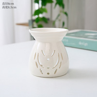 Chauffe-cire Aromathérapie Porte-tartes Bougie Parfumée Diffuseur Céramique Photophore Brûleurs d'encens
