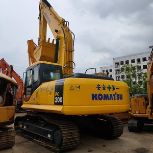 Fournisseurs d'excavatrices chinoises 20T KOMATSU 91% Neuf PC200-7 PC 200 Machine de terrassement sur chenilles pc210 pc220-7 pc210 Excavatrice hydraulique d'occasion - Product Image 4