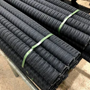 Curved Mesh HDPE Permeable Pipe For Underground Seepage Drainage Hard Rigid Drainage Pipe