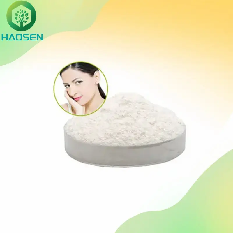Haosen Supply OEM/ODM kosmetik bahan baku Rendah molekul Hyaluronic Acid Powder Bulk CAS 9004-61-9