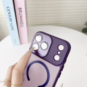 <span class=keywords><strong>Matte</strong></span> Từ Trong Suốt Cho <span class=keywords><strong>Iphone</strong></span> 17 Pro Max Trường Hợp 16 E Mờ Bìa 15 Cộng Với 14 13 12 11 Với Kim Loại Ống Kính Phim Bìa - Product Image 3