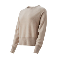 Personnalisation Profonde, Marque Privée, Fabricants Durables, Pull en Cachemire 100% pour Femmes, Col Rond, Manches Longues, Hiver