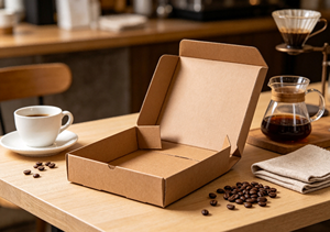 Eco-Friendly High-End Kraft Corrugated Paper Die Cut Folded Box Without Glue <b>Square</b> Shape Anti-Crush & Damage Resistance - Product Image 5