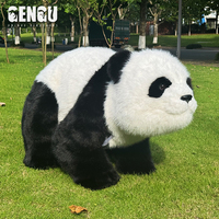 Robot chien animatronique réaliste avec actions personnalisables pour parcs à thème, éducation, entrée principale et affichage immersif