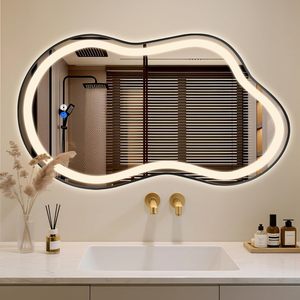 Luci a <span class=keywords><strong>specchio</strong></span> <span class=keywords><strong>da</strong></span> bagno a LED moderne con luci Smart retroilluminate e fosforcabili Anti-appannamento illuminate <span class=keywords><strong>da</strong></span> <span class=keywords><strong>soggiorno</strong></span> con <span class=keywords><strong>specchio</strong></span> di Design irregolare - Product Image 1